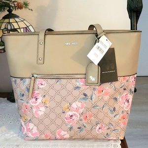 Nine West Floral tote.  NWT